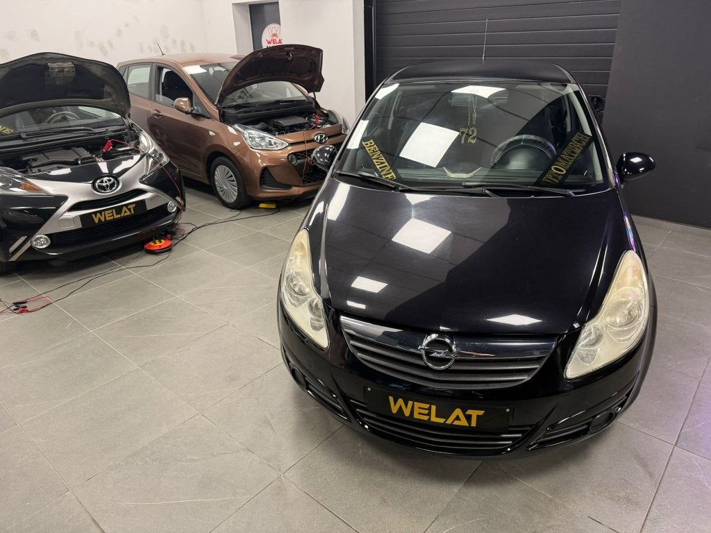 OPEL CORSA BENZINE AUTOMAAT TOPSTAAT, Auto's, Zwart, Zwart, Bedrijf, Corsa