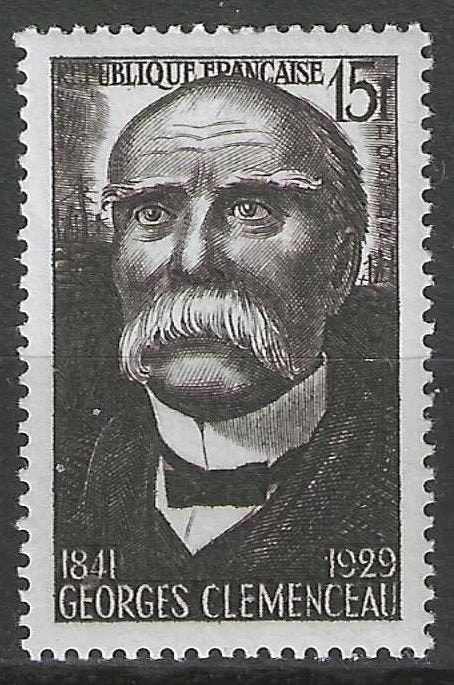 Frankrijk 1951 - Yvert 918 - Georges Clemenceau (PF), Verzenden, Postfris