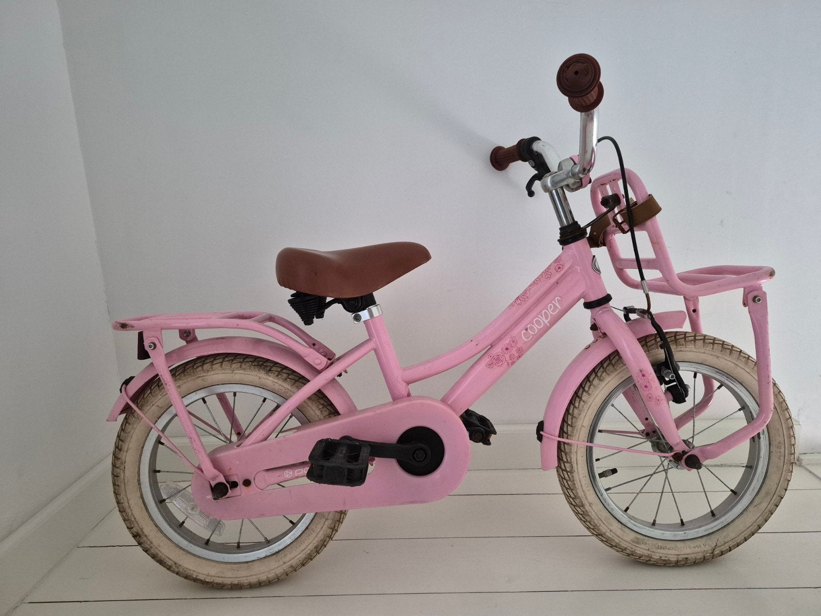 Cooper meisjesfiets 14 inch, Fietsen en Brommers, Fietsen | Kinderfietsjes, Ophalen