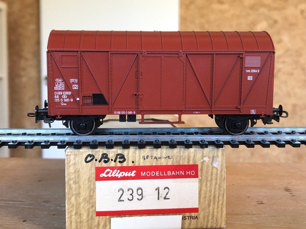LILIPUT 23492 SNCB WAGON Glms COUVERT HO, Hobby & Loisirs créatifs, Envoi, Utilisé, Wagon, Liliput