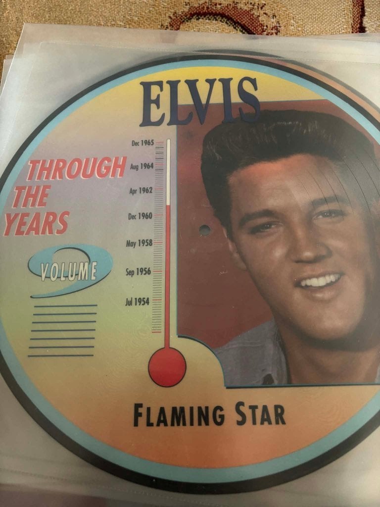 Elvis Picture disc lp, through the years volume 9, 10 euro., Cd's en Dvd's, LP, Ophalen of Verzenden, Zo goed als nieuw, Picture disc