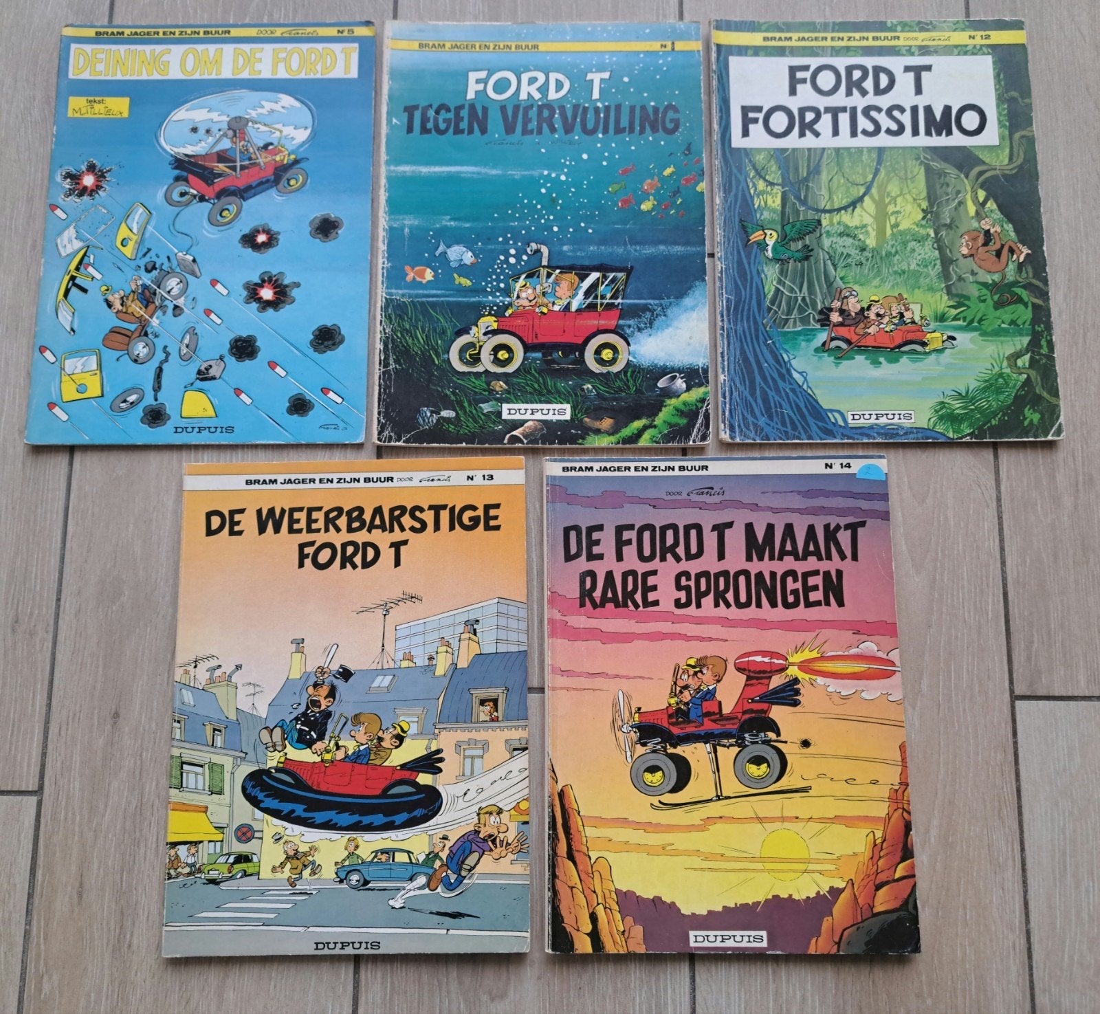 Lot strips: Bram Jager en zijn buur, Boeken, Ophalen of Verzenden, Gelezen