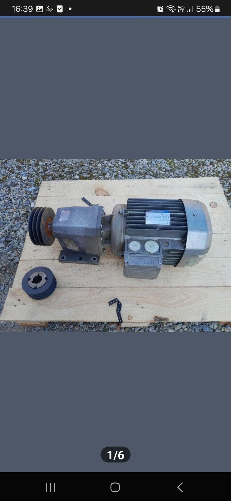 3fase motor met reductie, Motos, Accessoires | Valises & Sacs, Enlèvement