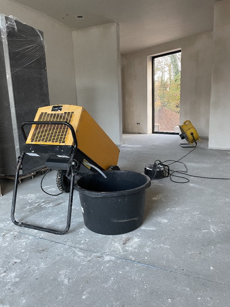 Bouwdroger DF400 of DF800 verhuur, Ophalen