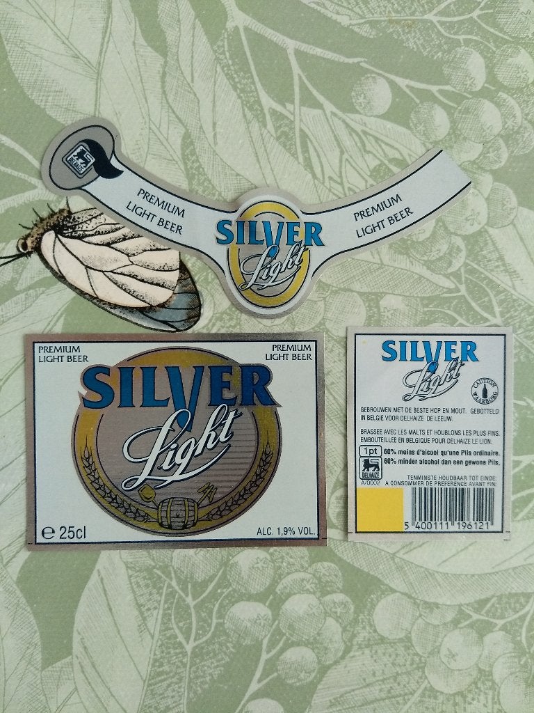 Duvel Moortgat - silver - bieretiket (1), Verzamelen, Ophalen of Verzenden, Zo goed als nieuw, Overige typen, Duvel
