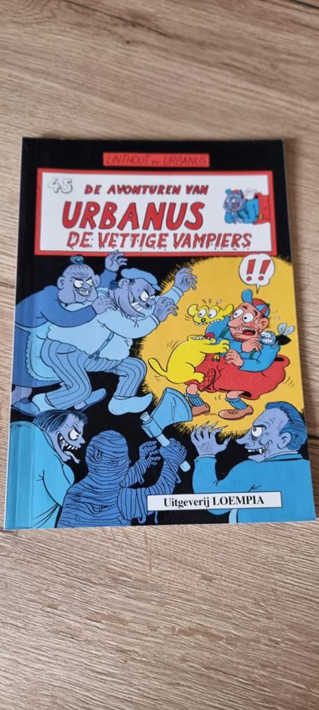 Strip De avonturen van Urbanus - 45 De vettige vampiers, Boeken, Stripverhalen, Ophalen of Verzenden