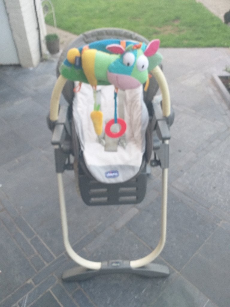 Chicco Eetstoel Polly Magic Relax, Kinderen en Baby's, Ophalen, Gebruikt, Meegroeistoel, Aanschuifbaar