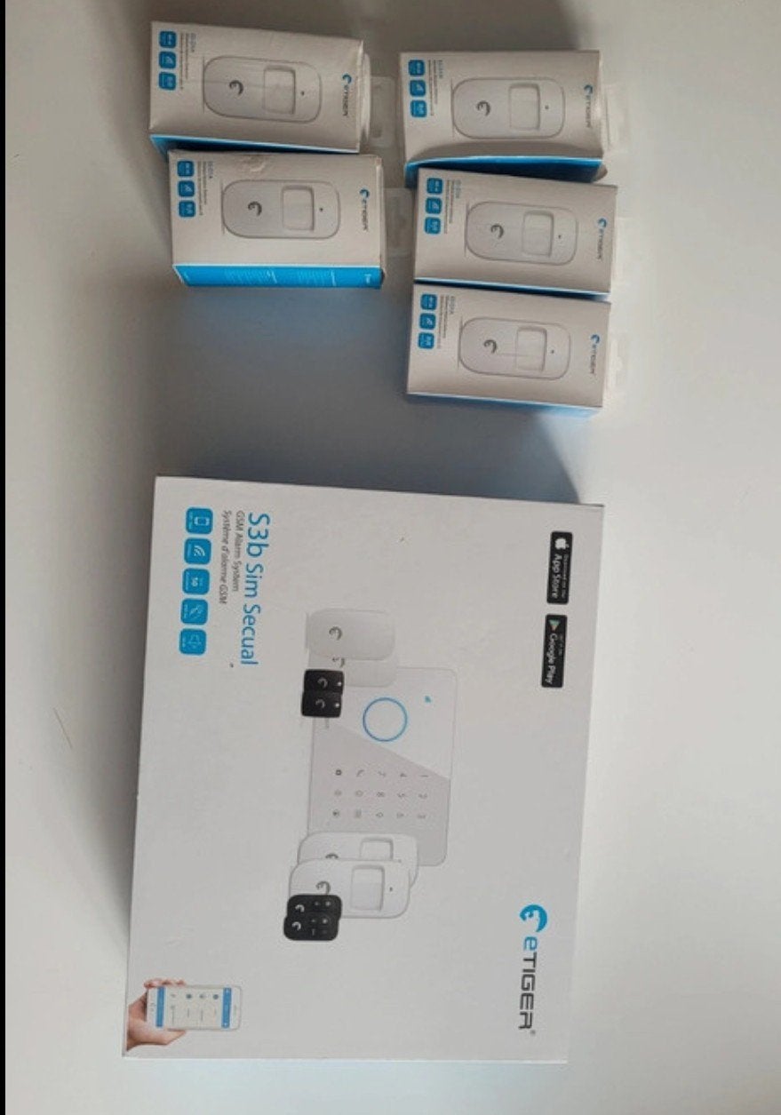 Kit d’alarme Etiger neuf  7 capteur valeu 330 € tout inclus, Bricolage & Construction, Neuf, Fenêtre ou Porte, Système complet