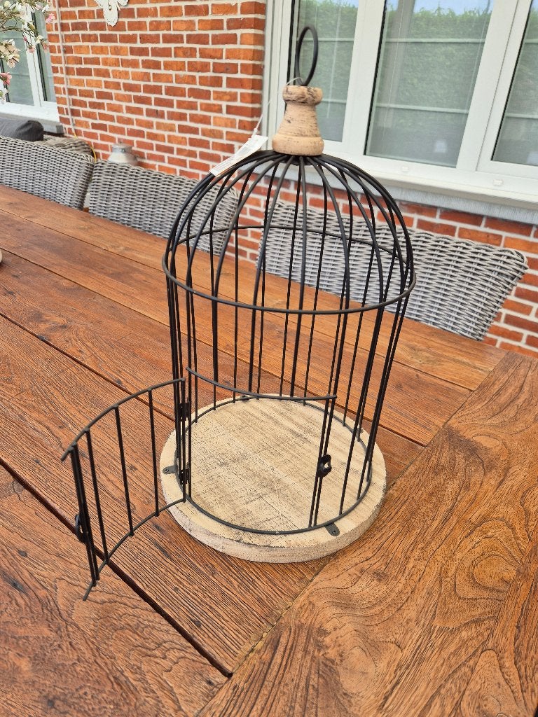 Decoratieve vogelkooi, Ophalen, Geschikt voor buiten, Nieuw, 23 cm