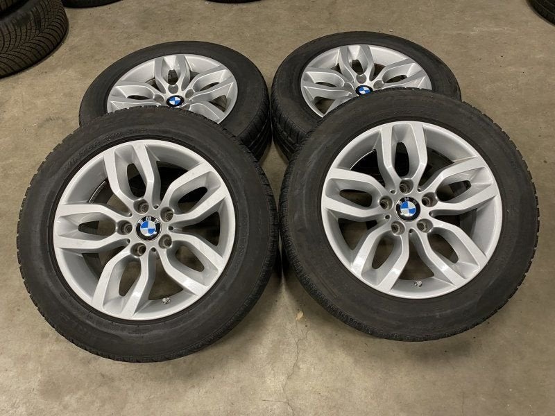 17 inch originele velgen + winterbanden BMW X3 F25 style 305, Autos : Pièces & Accessoires, Pneus et Jantes, -, 17 pouces, Utilisé