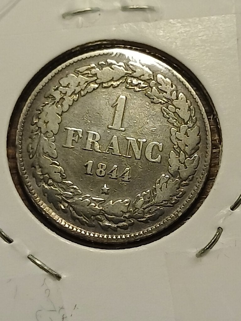 1 franc 1844 Belgie, Postzegels en Munten, Munten | België, Verzenden
