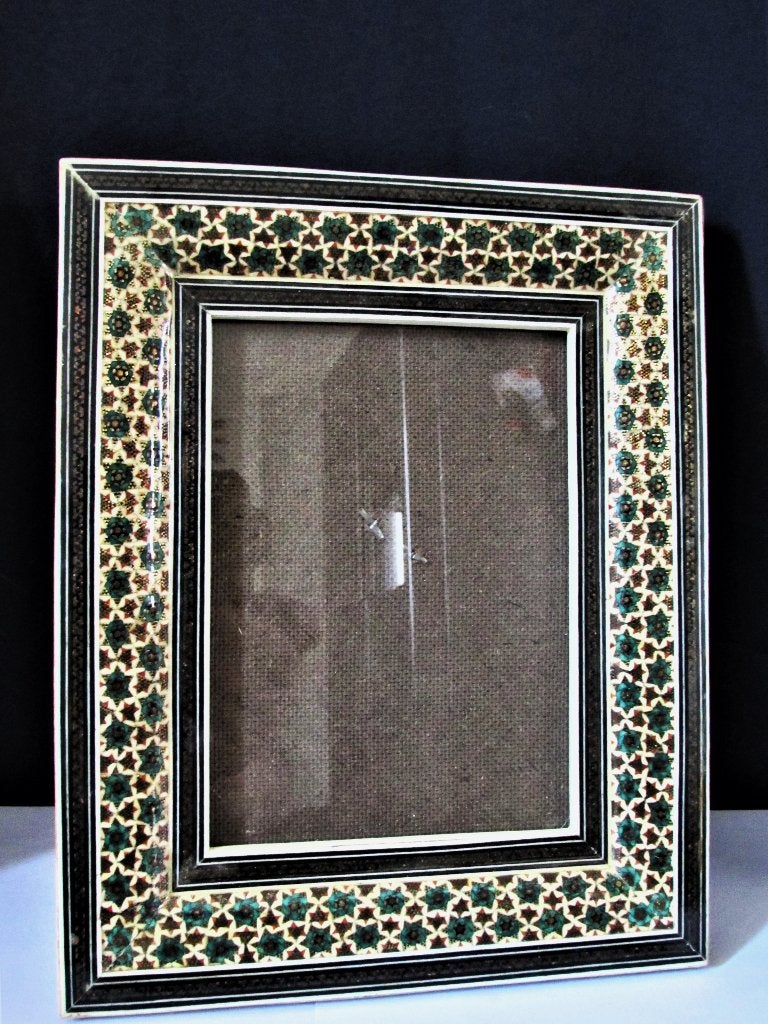 Nieuwe - Oosterse fotokader Uit hout met ingelegd fineer, Ophalen of Verzenden