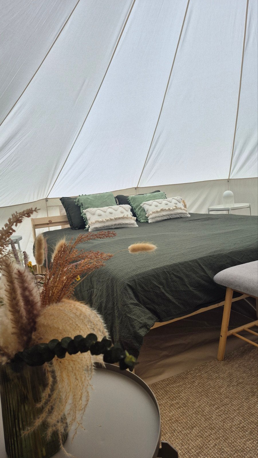 Autentic Essential 5.2 glampingtent met volledige inrichting, Enlèvement, Comme neuf, Jusqu'à 5