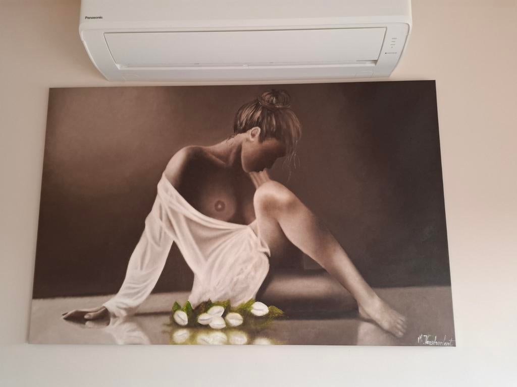 Schilderij met olieverf, Antiek en Kunst, Ophalen