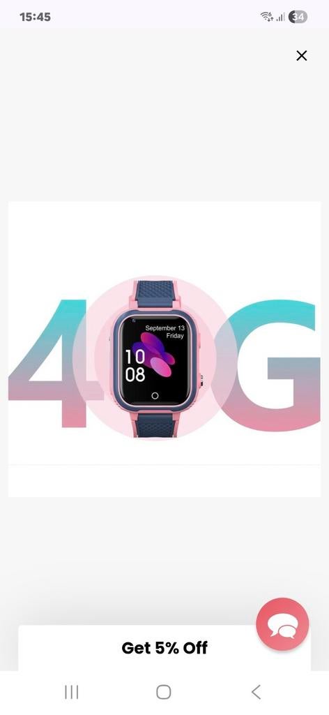 4G Kids GPS Fitness Tracker Phone Smart Watch, Ophalen of Verzenden