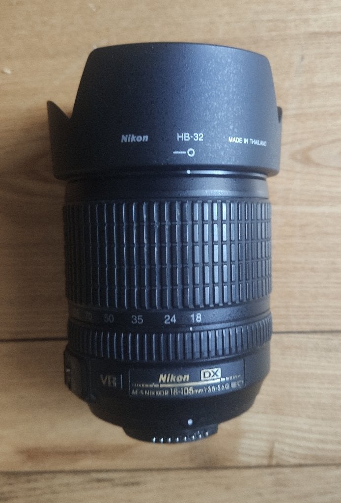 Zoom Nikon AF-S NIKKOR 18-105mm 1:3.5-5.6G, Enlèvement ou Envoi, Nikon, Autres types, Monture Nikon F