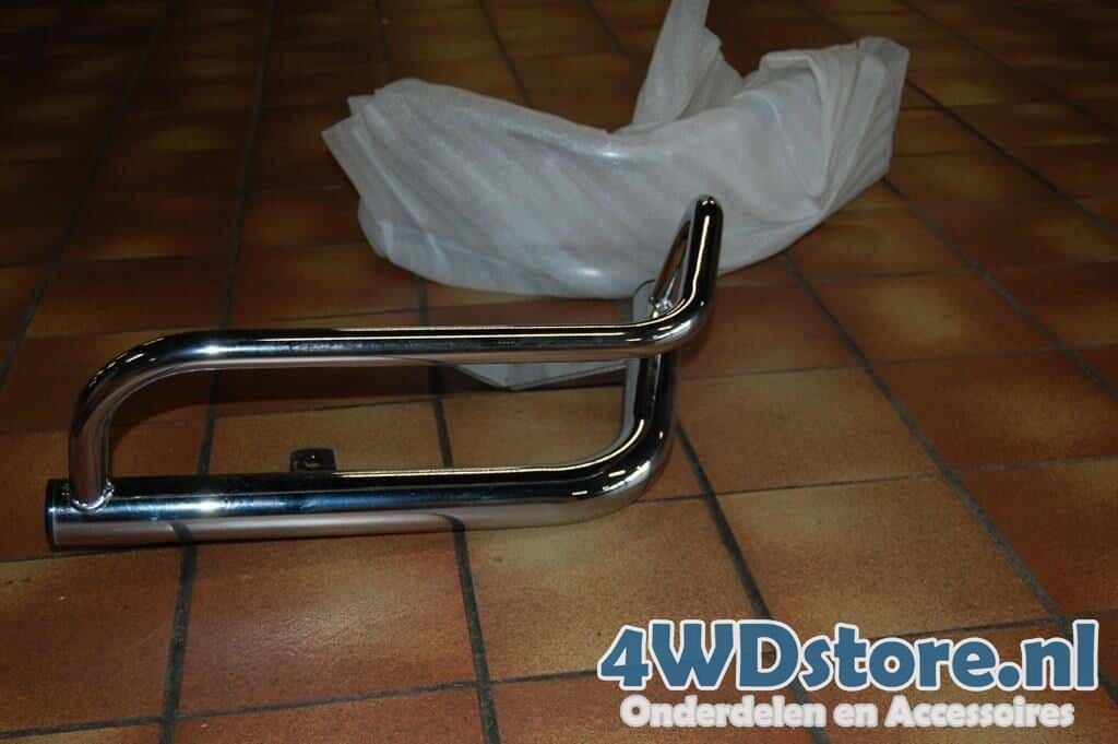 Chrome bescherm beugels achterbumper - Nissan Teranno II - K, -, -, -
