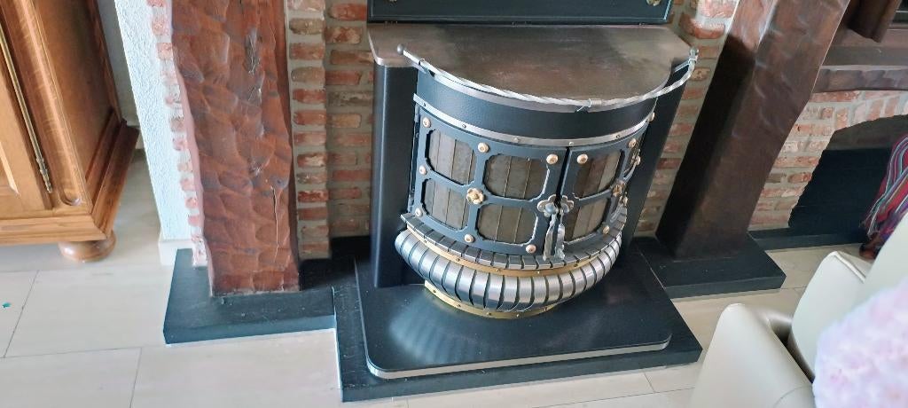 Magnifique poêle à mazout Peeters – Style Art Nouveau /Rétro, Enlèvement, Utilisé
