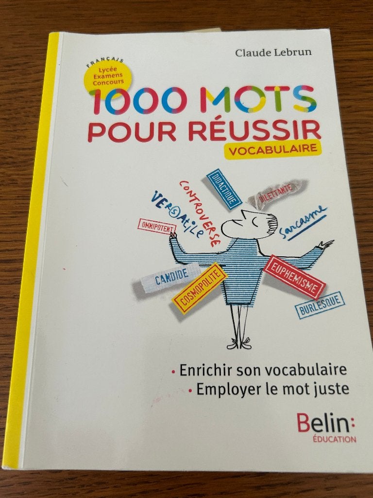 1000 mots pour réussir - Belin, Boeken, Taal | Frans, Non-fictie, Ophalen of Verzenden, Claude Lebrun, Gelezen
