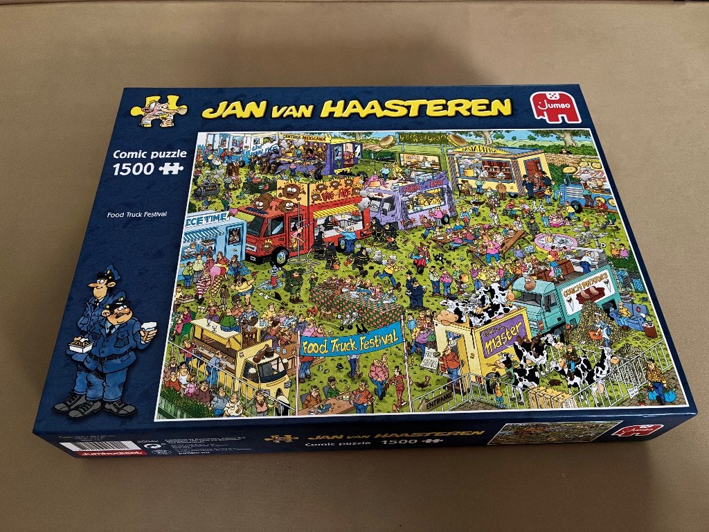 Jan van haasteren 1500 stukjes, Ophalen, 500 t/m 1500 stukjes, Zo goed als nieuw, Legpuzzel