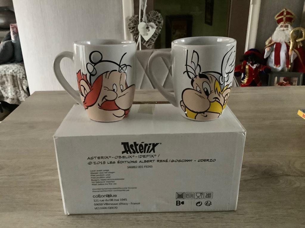 Ensemble de mugs Astrix et Obélix (Nouveau) (2019), Collections, Personnages de BD, Enlèvement ou Envoi, Astérix et Obélix, Neuf
