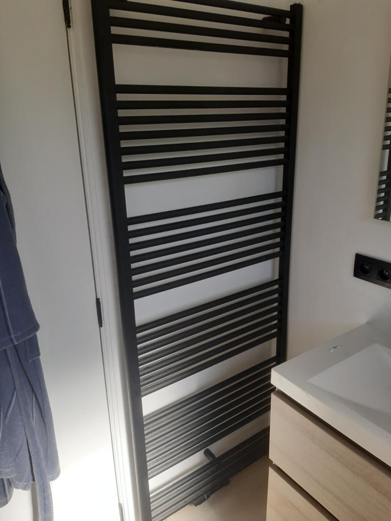 Handdoekradiator zwart, Ophalen