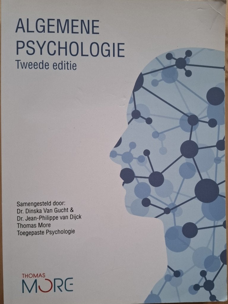 Algemene Psychologie, Livres, Psychologie, Enlèvement, Comme neuf, Autres sujets/thèmes, Dinska Van Gucht, Jean Philippe van Dijck