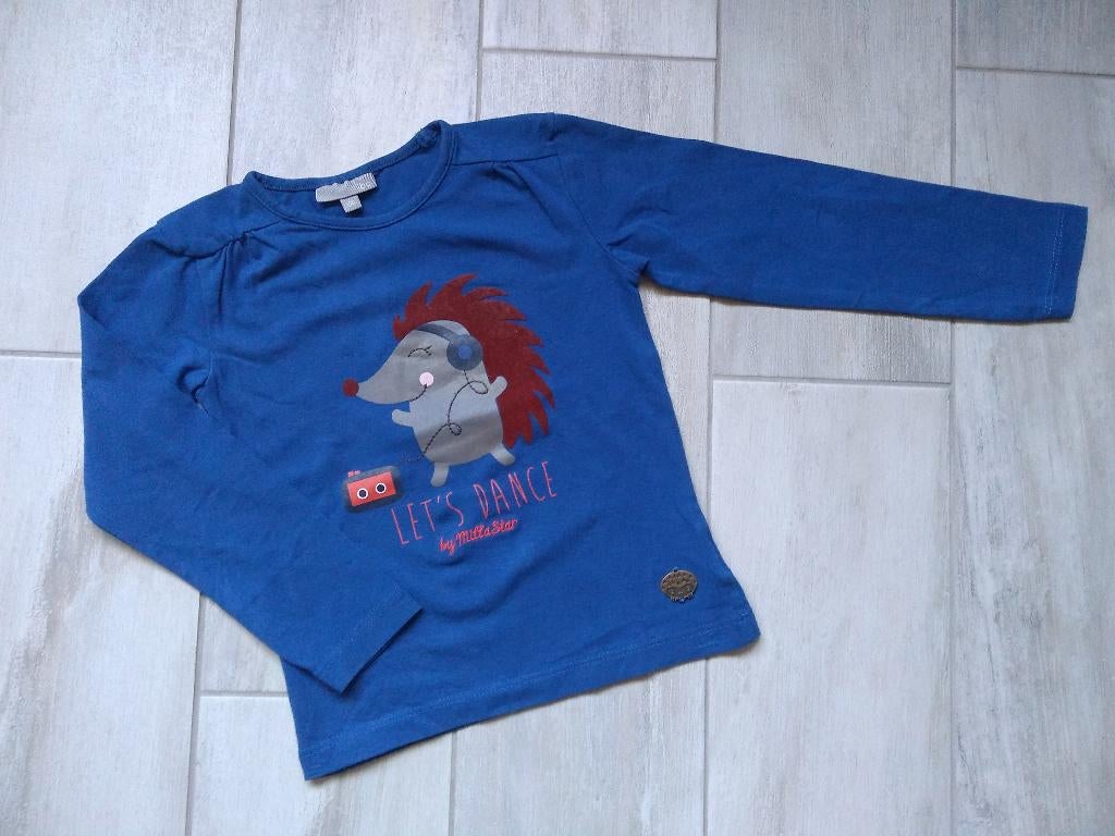 ✿ M104 - Longsleeve egel JBC, Kinderen en Baby's, Kinderkleding | Maat 104, Gebruikt, Jongen, Shirt of Longsleeve, Ophalen of Verzenden