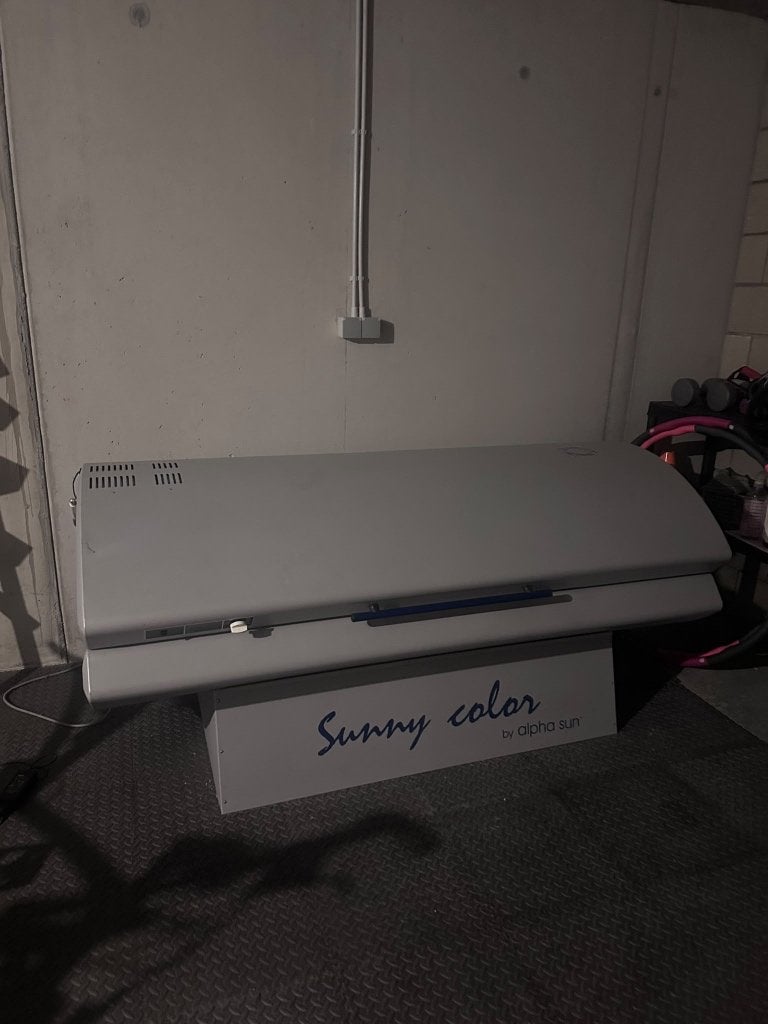 Zonnebank, Electroménager, Enlèvement, Utilisé, Solarium visage, 15 lampes ou plus