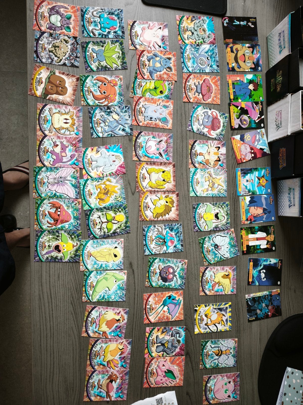 Pokémon Topps kaarten, Enlèvement