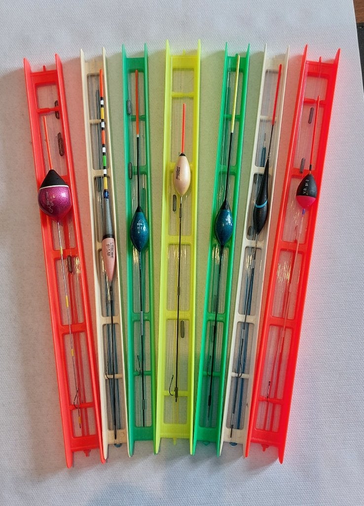 7 zelfgemaakte vislijntjes set 55, Ophalen of Verzenden, Nieuw, Vaste hengel