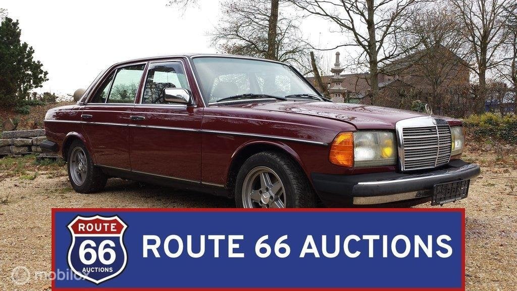 Mercedes-Benz 230E | 1983 | Route 66 Auctions, Achat, Entreprise, Boîte manuelle, Autre carrosserie