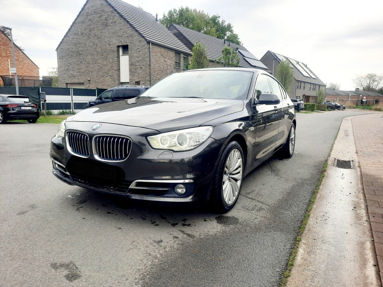 BMW 520d GT bwj 2014 euro 6b 147000 km 184pk, Autos, Cuir, Achat, Carnet d'entretien, Noir