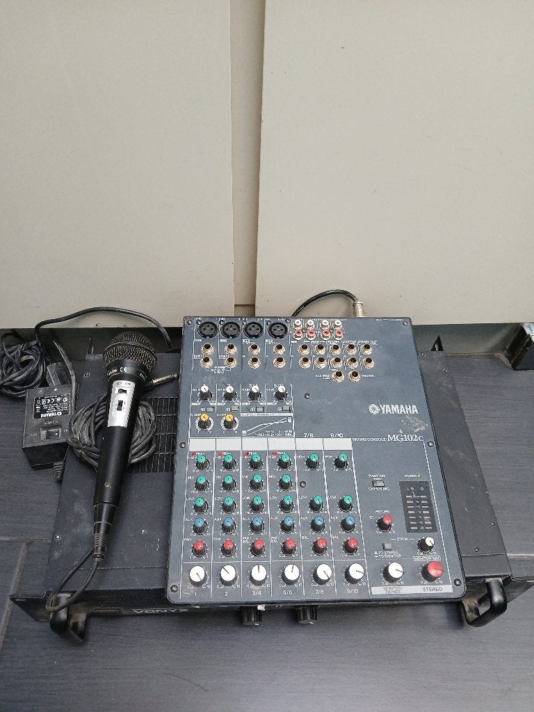 table ampli micro, Enlèvement, Utilisé, Mixeur