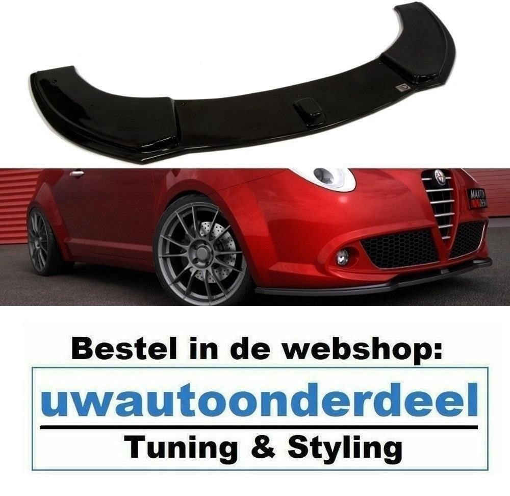 Maxton Spoiler Voorspoiler Lip Splitter Voor Alfa Romeo Mito, Envoi