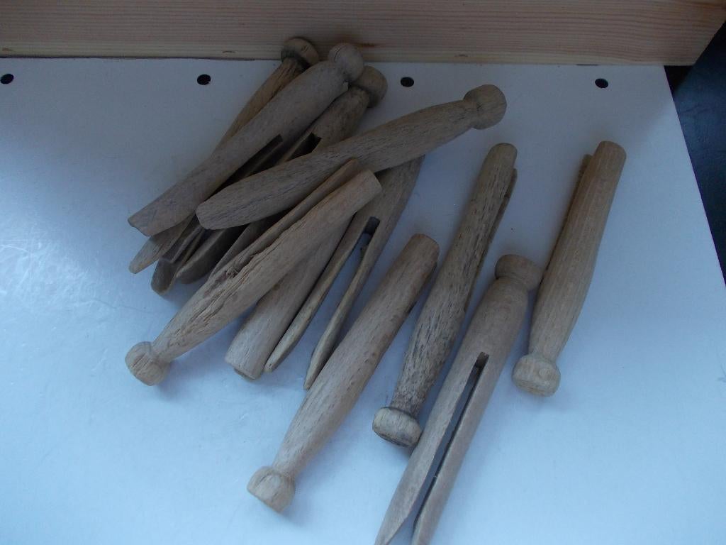 Antieke wasknijpers, Antiek en Kunst, Ophalen of Verzenden