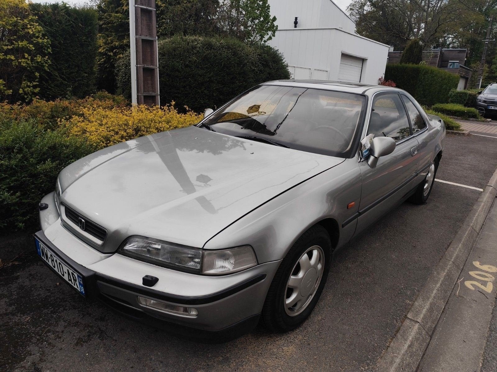Honda Legend V6 KA8 BVA coupé collection, Honda, Leder, 5 zetels, Grijs