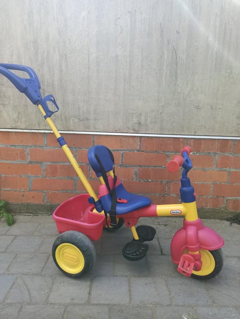Driewieler duwfiets, Ophalen, Duwstang