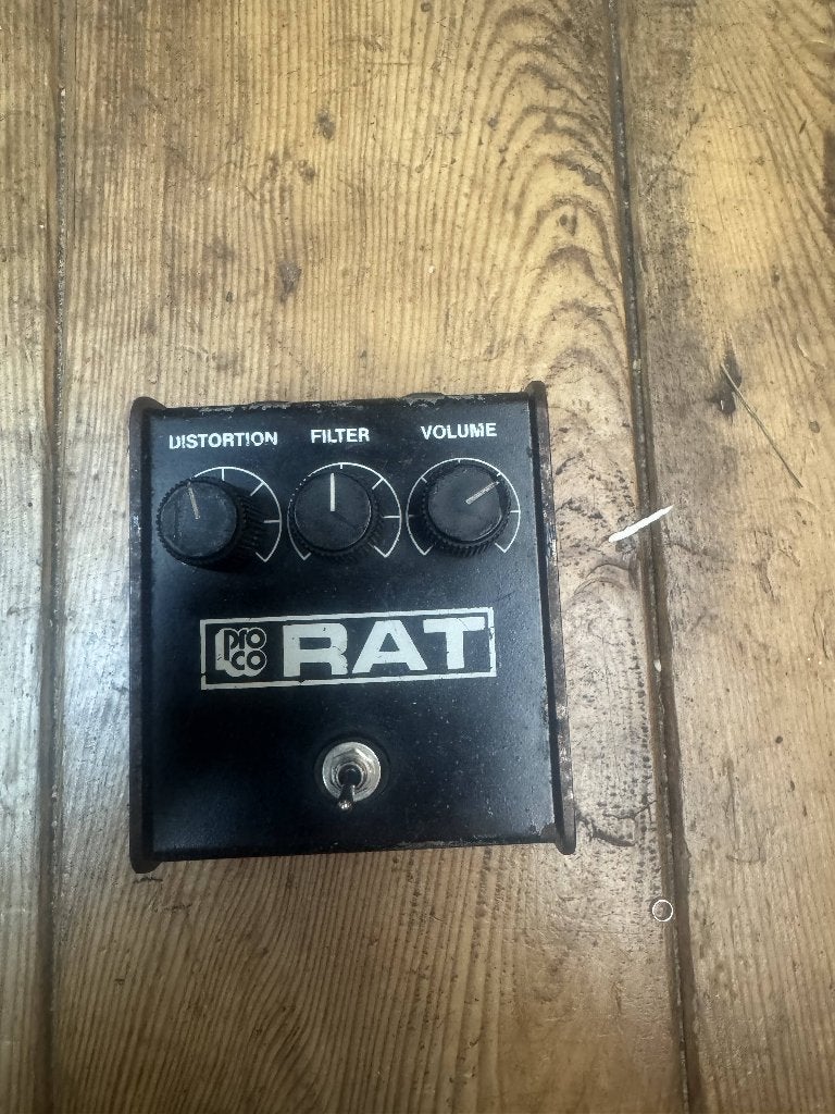 Original 1986 RAT Pro Co pedal, Enlèvement ou Envoi, Utilisé, Distortion, Overdrive ou Fuzz
