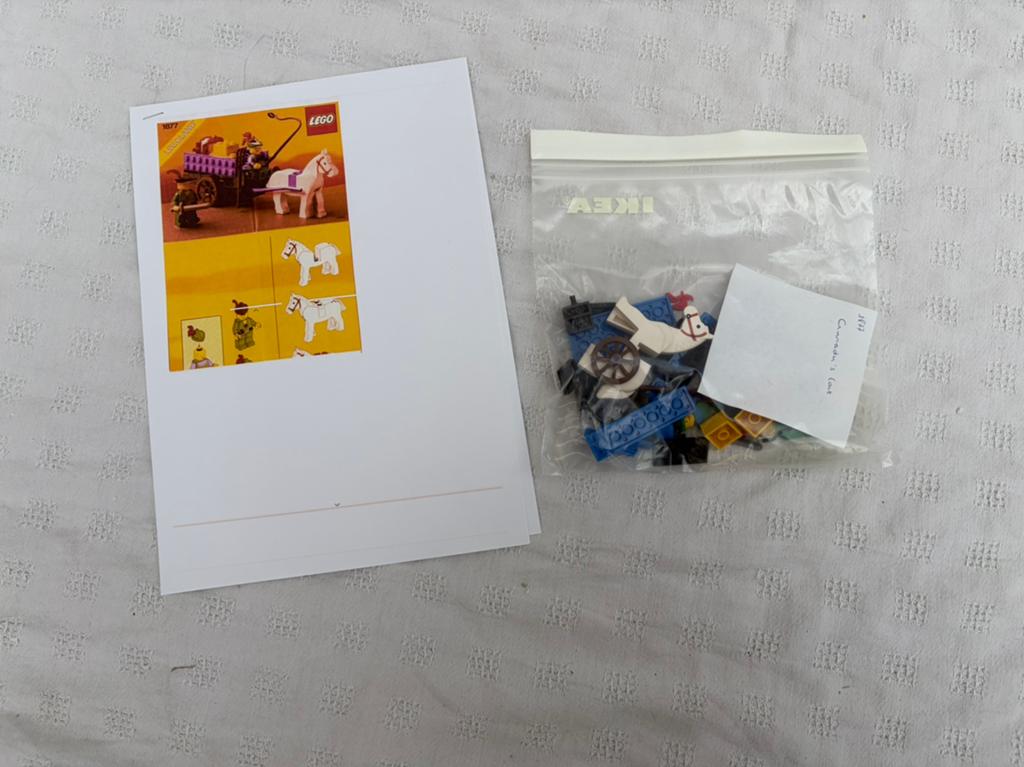 Lego 1877  crusader’s card, Enlèvement ou Envoi, Comme neuf