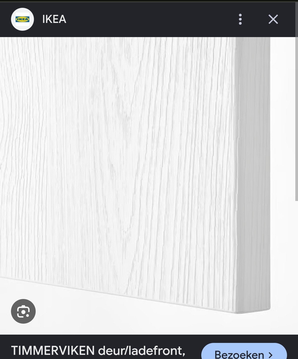 GEZOCHT Ikea timmerviken lade front wit, Maison & Meubles, Enlèvement ou Envoi