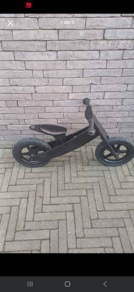 Loopfiets bandits and angels, Ophalen, Zo goed als nieuw, Loopfiets