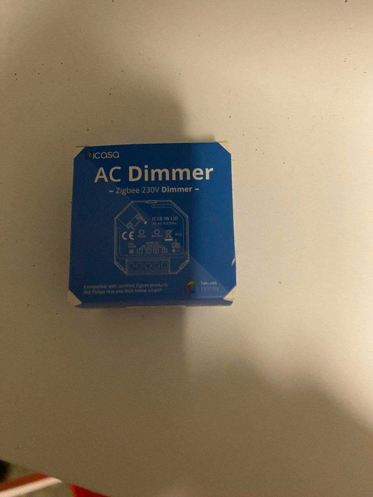 Icasa AC dimmer zigbee 230V, Doe-het-zelf en Bouw, Elektriciteit en Kabels, Ophalen of Verzenden, Zo goed als nieuw, Overige merken