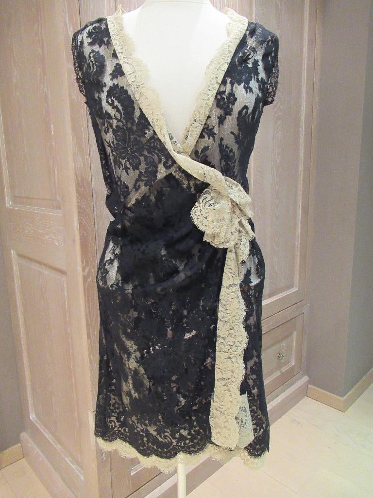 Nieuwe kanten Just in Case jurk, mt 38, Kleding | Dames, Jurken, Maat 38/40 (M), Verzenden, Zwart, Nieuw