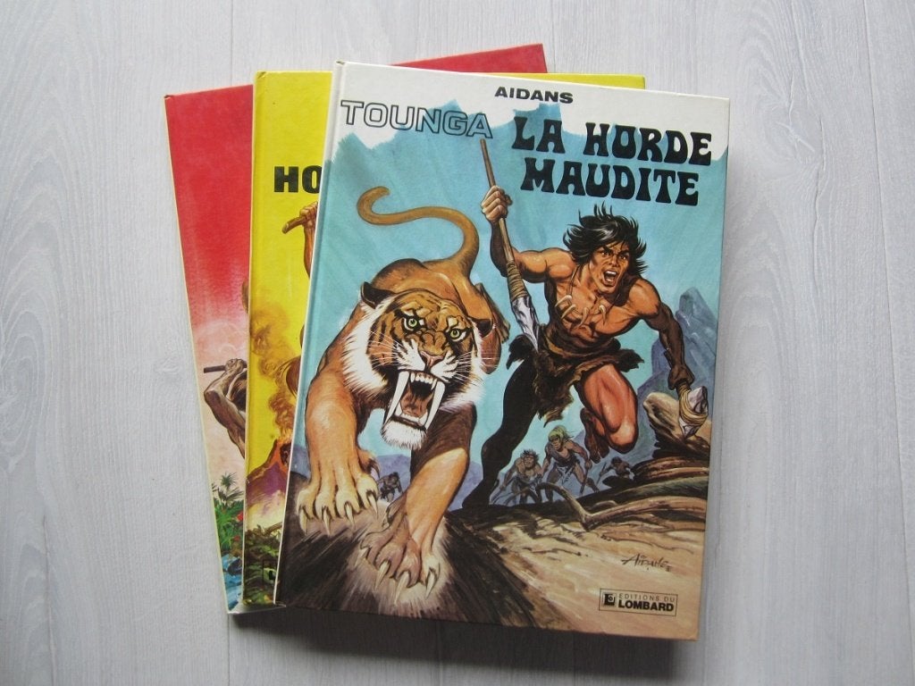 Tounga - 4,00Eur / pièce, Livres, BD, Plusieurs BD, Enlèvement ou Envoi, Comme neuf, E. Aidans