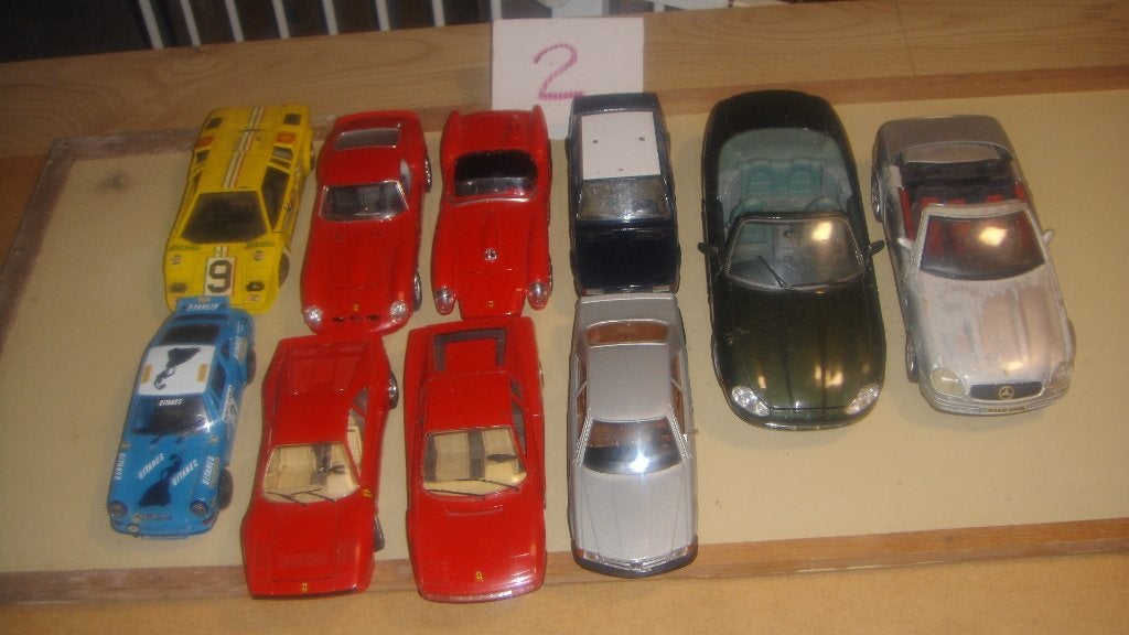 VOITURES LOT DE 10 VOITURES 1/24 -  1/18, Enlèvement ou Envoi, Utilisé