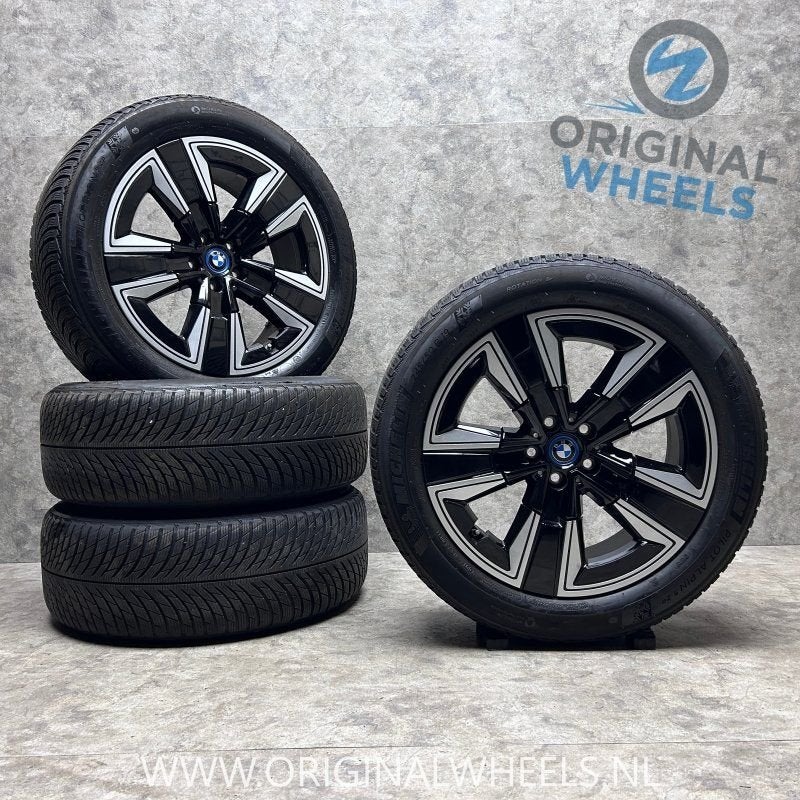 19 inch originele velgen + winterbanden BMW IX3 G08 842, Pneus et Jantes, -, 19 pouces, Utilisé