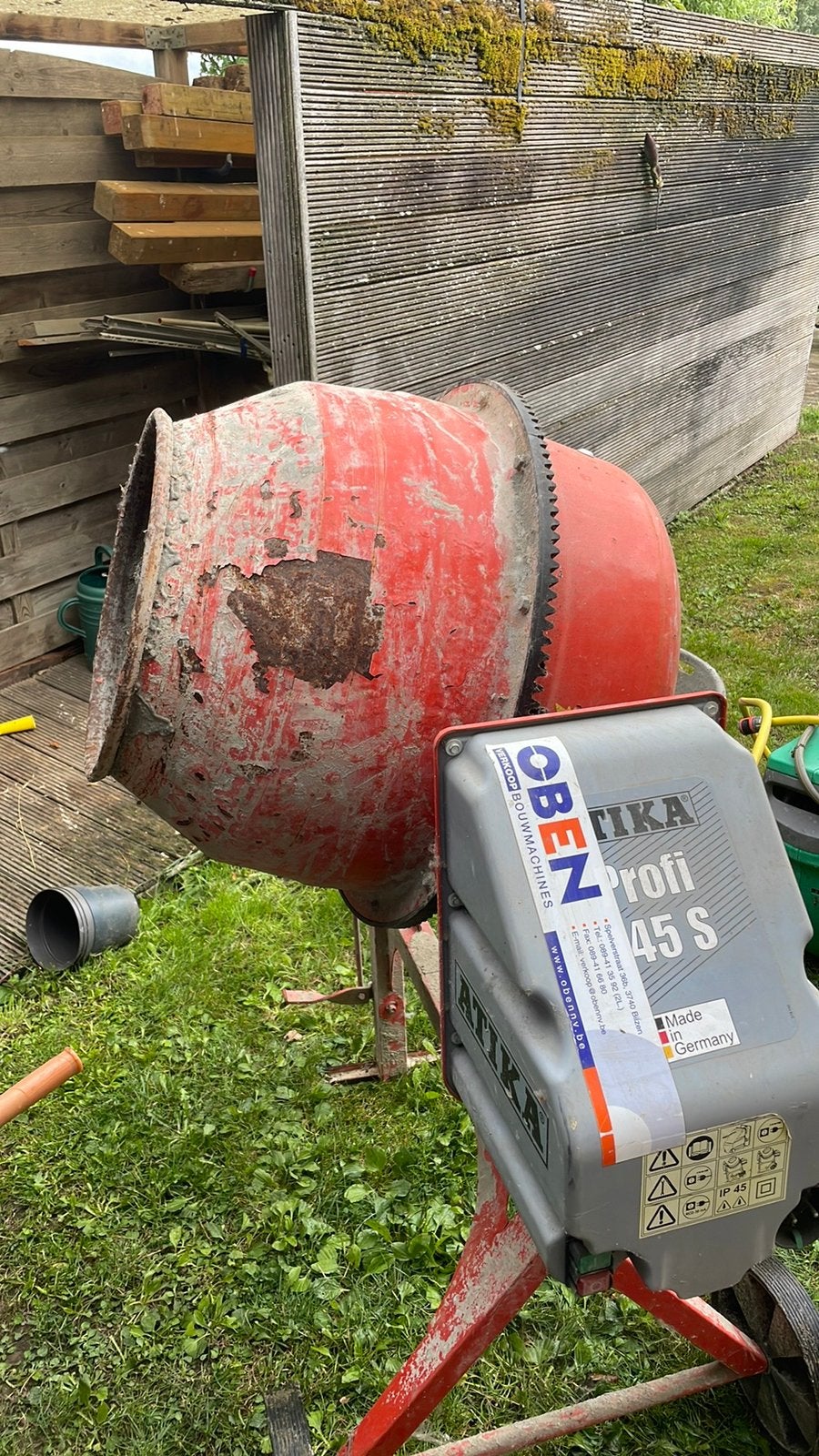 Beton molen, Doe-het-zelf en Bouw, Ophalen of Verzenden, Zo goed als nieuw