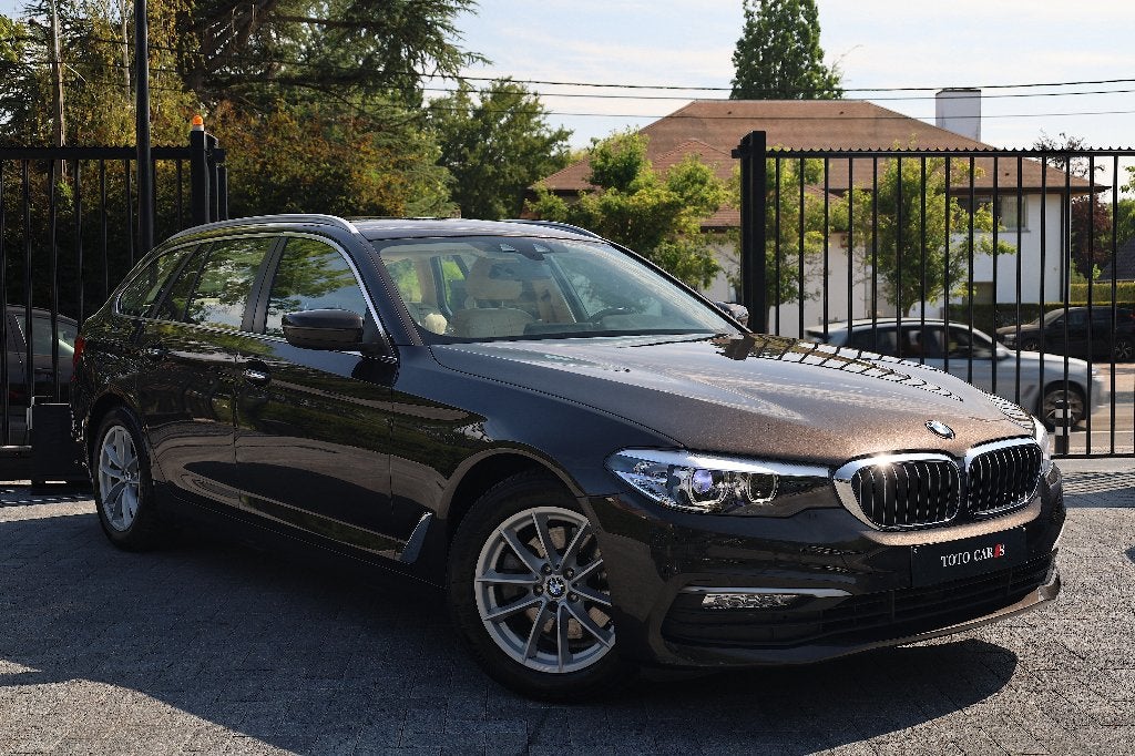 BMW 520 dA Break | Camera | Cruise | Key-Less | Sfeerverl, Autos, BMW, Euro 5, Beige, Entreprise, Automatique