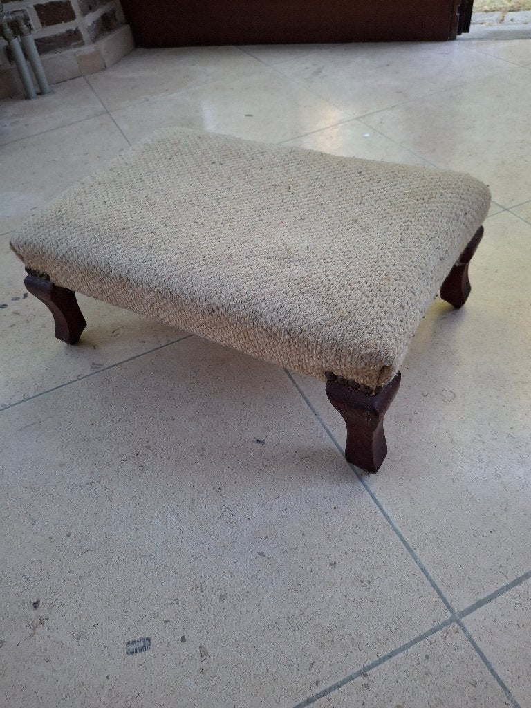 Voetbank, Huis en Inrichting, Zetels | Voetbanken en poefs, Ophalen, Gebruikt, Stof, Minder dan 50 cm